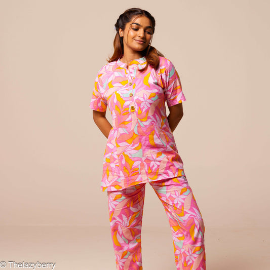 Floral Blossom Pink Co-ord set